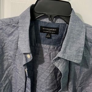 Banana Republic Stretch soft wash slim fit dress shirt